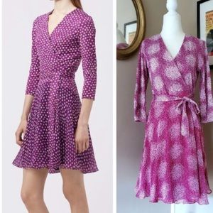 Diane Von Furstenberg Irina Chiffon Wrap Dress 6